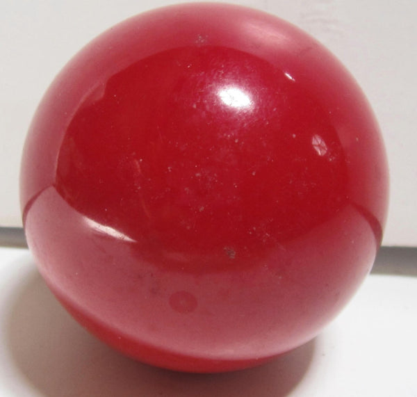 Bakelite Catalin ball 2.1" dark red, polished