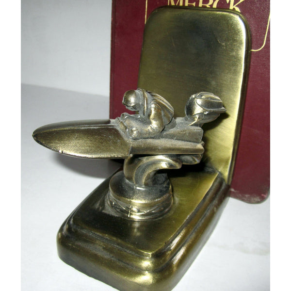 1950s Racing Outboard Hydroplane brass doorstop (single)