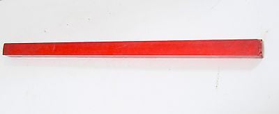 Bakelite Catalin rods salmon pink 1/4" square x 6" sold by the piece,each USA
