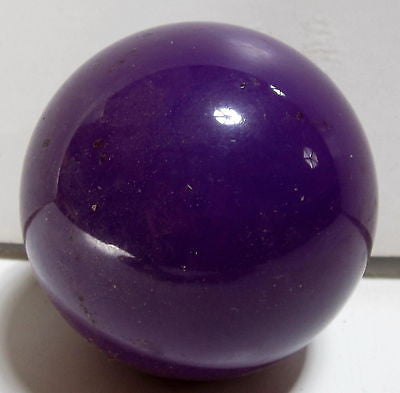 Bakelite Catalin Huge Purple 2.25" 2-1/4"  5.7 cm Ball Bead Katalin