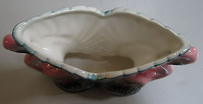 Flamingo - a double FLAMINGO vase   Old Ceramic  5" tall