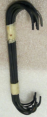 Hooks for hanging "C" shape, 8 " long,Powder Coating use, Spring Steel set of 10