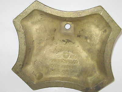 Art Deco Moderne Solid Brass Student Lamp Base