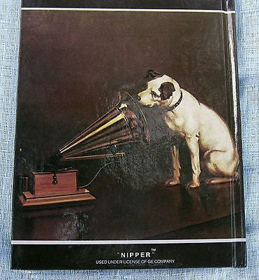 Nipper Victor Edison Dog Phonograph Diary Address Book 6-1/4" x 8-1/4" NoteboOK