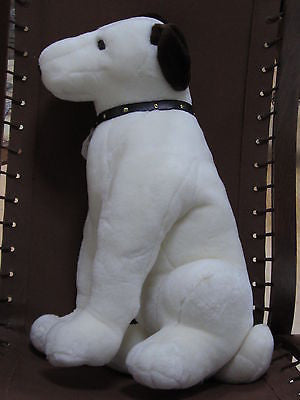 Nipper Victor Edison Dog 24" 2 foot Plush RCA Dog Doll Phonograph Old StoCK