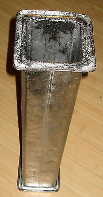 Industrial design art steampunk stainless steel 4 table legs made in the USA