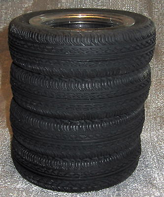 Car tire ashtray auto in glass and rubber Optimo Hancock K006