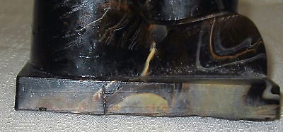 Bakelite Catalin Mottled CHOCOLATE Smoking Pipe Rest casting set of 5 Unfinished