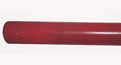 Bakelite Catalin Translucent Red Rod 3/8" Dia Round 15-3/8"  Long Katalin