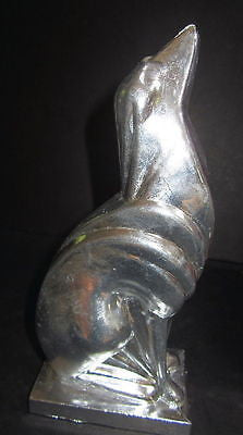 Frankart Greyhound Dog,Art Deco Unfinished aluminum Bookends, a pair USA