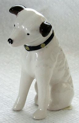 Nipper Victor Edison dog ceramic 3" ceramic figurine NOS new old stock