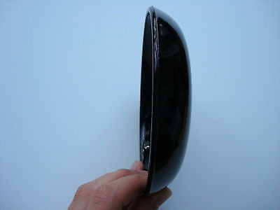 Frankart Original Art Deco Nymph Ashtray 4-1/8" Black Amethyst Glass Insert rare