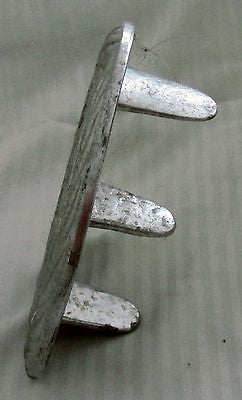 WWII W.W.2 American veteran's grave marker solid aluminum