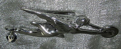 Packard re-issue auto car hood ornament mascot triple chrome metal made in USA