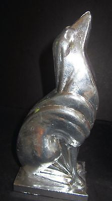 Frankart Greyhound -Dog Art Deco Highly Polished Aluminum Bookends USA a Pair
