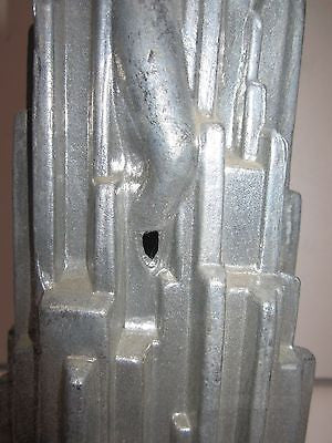 Frankart Spirit of Modernism Art Deco Lamp Base,all Metal A DEFECT Hole in froNT