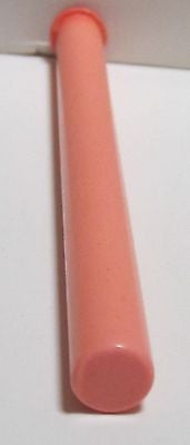 Bakelite Catalin LONG Rod Salmon Pink 0.39" Round 9" Long Katalin