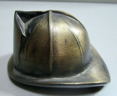 Fire Fighter's Helmet Hat Bottleopener Made in the USA BRASS metal