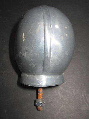 Football Helmet Auto Hood Ornament Mascot Topper USA alll polished aluminUM