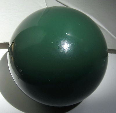 Bakelite Catalin Huge Green 2" Bead Ball Katalin