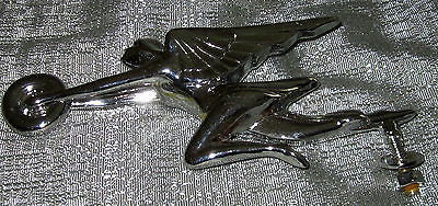 Packard re-issue auto car hood ornament mascot triple chrome metal made in USA