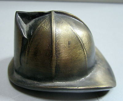 Fire Fighter's Helmet Hat Bottleopener Made in the USA BRASS metal