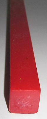 Bakelite Catalin Rods Salmon Pink 1/4" x 1/4" Square x 6" Sold by the piece,eaCH
