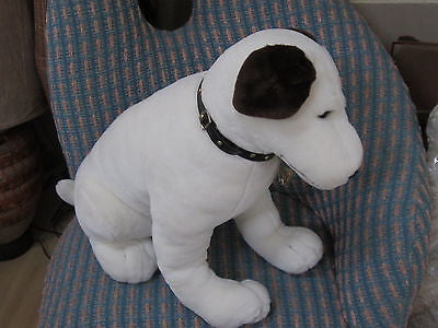 Nipper Victor Edison Dog 24" 2 foot Plush RCA Dog Doll Phonograph Old StoCK