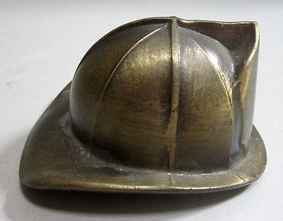 Fire Fighter's Helmet Hat Bottleopener Made in the USA BRASS metal