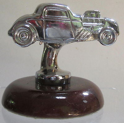 1932 Ford Coupe Hot Rat Rod car auto in Triple Chrome Mascot