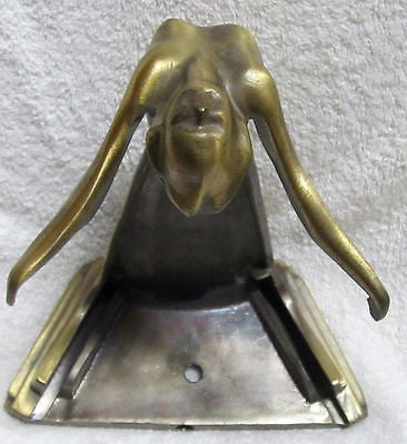 Frankart Butterfly Nymph in  Brass Art Deco Table Lamp Base with glass Templates