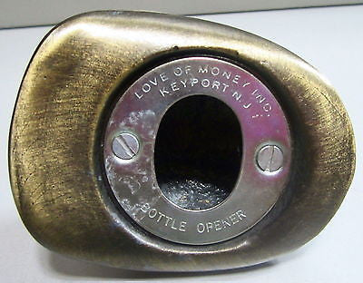 Fire Fighter's Helmet Hat Bottleopener Made in the USA BRASS metal