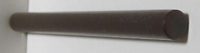 Bakelite Catalin Rod Dark Brown 1/2" Round 6.08" Long Katalin