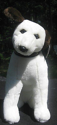 Nipper Victor Edison Dog 12" Plush RCA NOS "ELVIS PRESLEY" Logo EmbroiderED