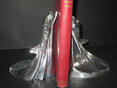 Piper Cub -Airplane Bookends Art Deco in Unfinished Aluminum USA a pair