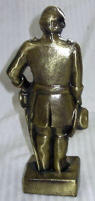 Confederate Civil War General Robert E. Lee statue brass all Metal 7-3/4" tall