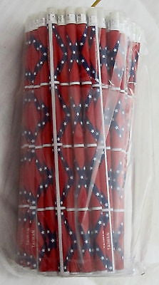 Confederate Civil War standard pencils set of 10 pencils for one price