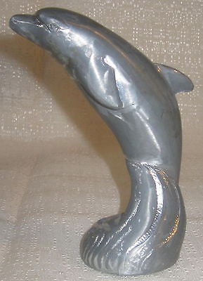 Dolphin Mamal Fish Bottle Opener or Paper weight -  Aluminum finish- metal