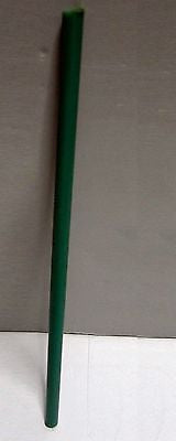 Bakelite Catalin rods deep green vintage American 1/4" round 7" long Katalin USA