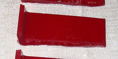 Bakelite Catalin jukebox translucent red covercuts sold by the piece made in USA