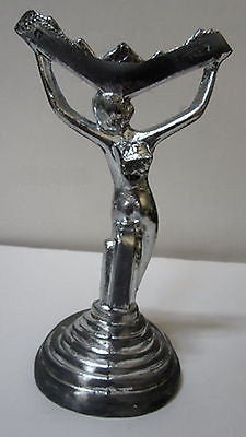 Frankart Style 20's Nude Nymph Art Deco Aluminum 9" Lamp base USA