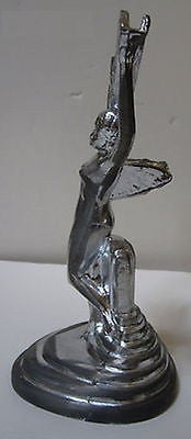 Frankart Style 20's Nude Nymph Art Deco Aluminum 9" Lamp base USA