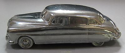 1950's Hudson Hornet car auto salesman's model in polished aluminum made in USA