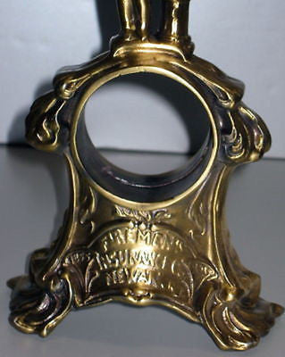 Firefighter Fireman Iinsurance Co, Newark NJ Clock Case in Brass - Metal
