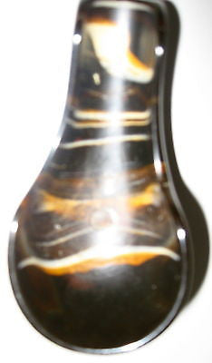 Bakelite Catalin mottled chocolate smoking pipe rest Katalin USA