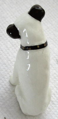 Nipper Victor Edison dog ceramic 2-1/2" ceramic figurine nos new old stock