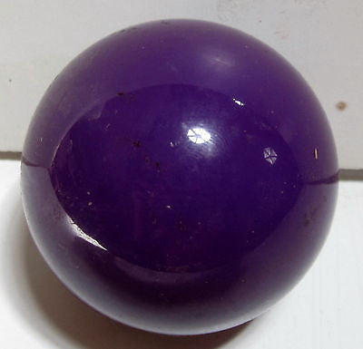 Bakelite Catalin Huge Purple 2.25" 2-1/4"  5.7 cm Ball Bead Katalin