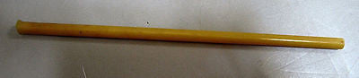 Bakelite Catalin rod 1/4"  by 7" moon yellow sold by the piece Katalin USA