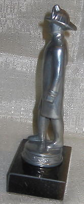 Fireman firefighter with a lantern an Aluminum Figurine
