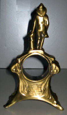 Firefighter Fireman Iinsurance Co, Newark NJ Clock Case in Brass - Metal